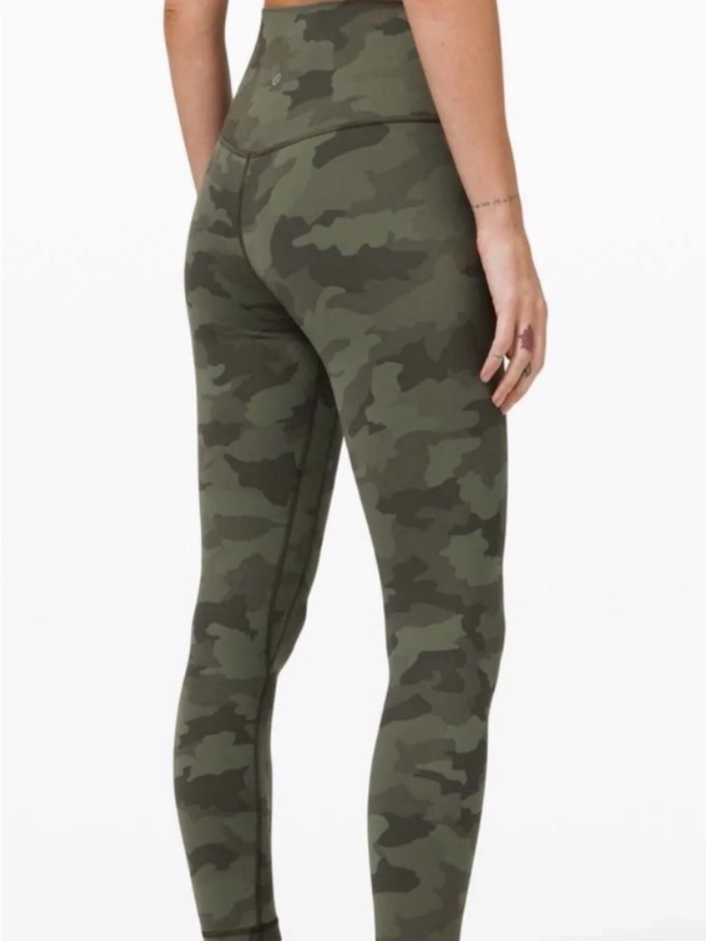 lululemon athletica High-Rise Camo Leggings - Olive & Dark Olive